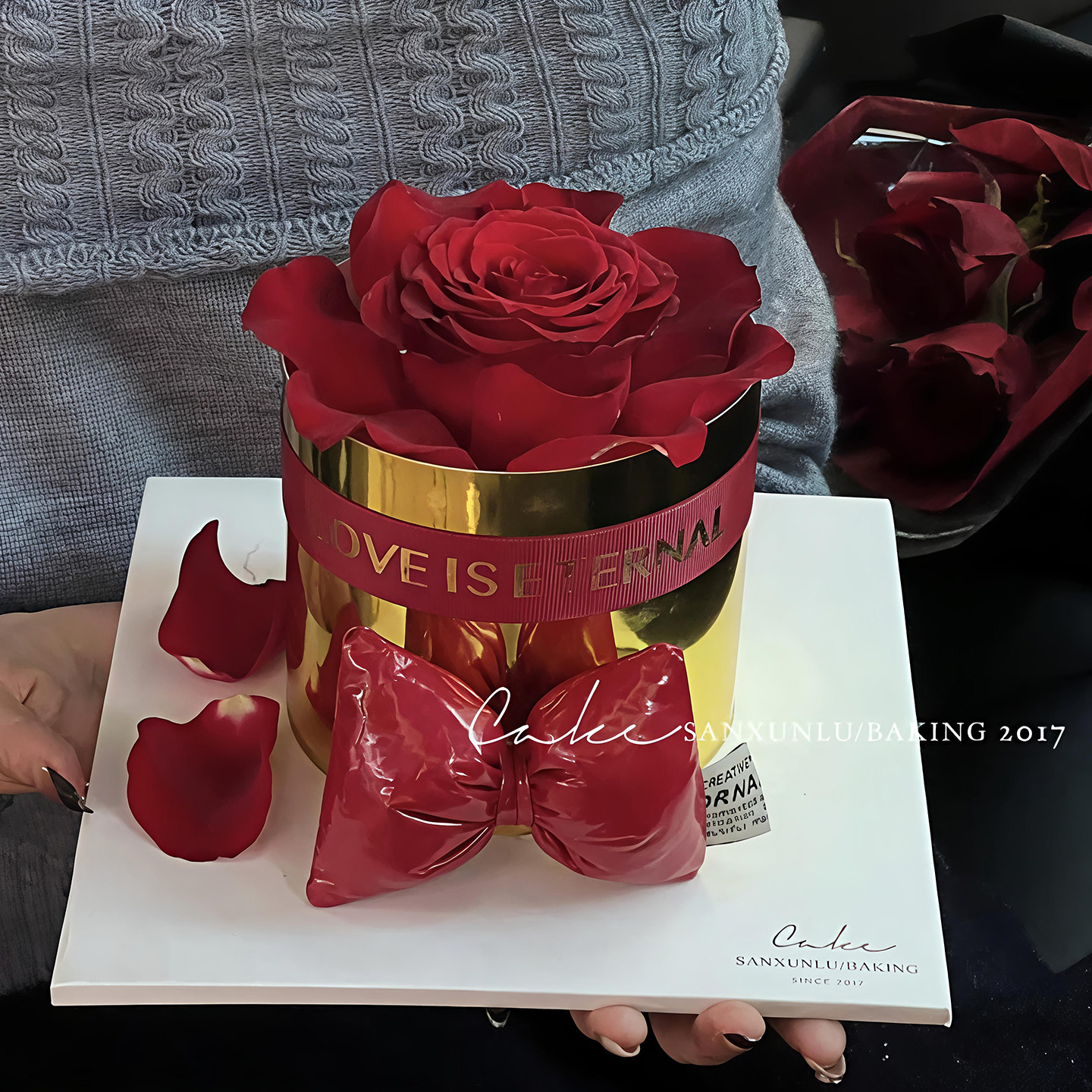 网红214情人节烘焙蛋糕装饰摆件金色围边蝴蝶结红玫瑰Loveyou插件,节庆用品/礼品,蛋糕/烘焙装饰用品,淘宝优惠券,粉丝福利购,淘宝优惠卷