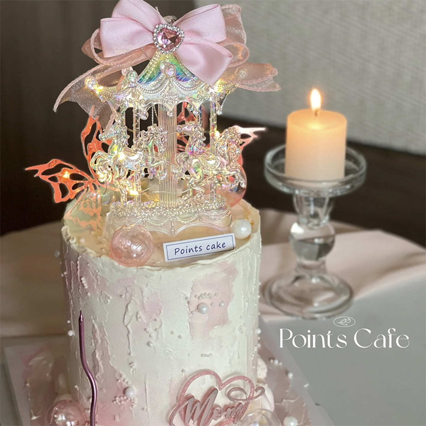 网红母亲节烘焙蛋糕装饰摆件ins风幻彩木马粉爱心mom蝴蝶结插牌,节庆用品/礼品,蛋糕/烘焙装饰用品,淘宝优惠券,粉丝福利购,淘宝优惠卷