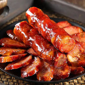 四川土特产麻辣香肠纯瘦肉正宗农家手工自制柴火烟熏腊肉风干腊肠