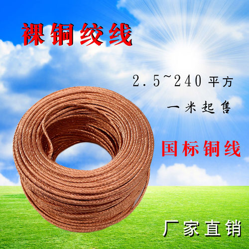 桥架新品国标多芯编织铜绞线