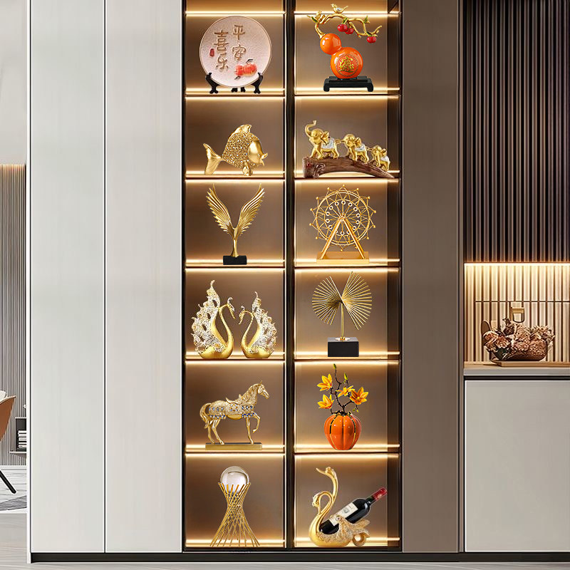 客厅摆件高端大气上档次电视柜酒柜玄关装饰摆件轻奢高档2025新款,家居饰品,装饰摆件,淘宝优惠券,粉丝福利购,淘宝优惠卷
