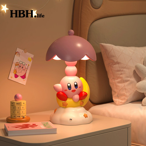 星之卡比台灯摆件卧室床头小夜灯