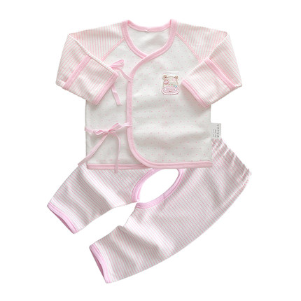 盛哲卡 0-3月纯棉 和尚服 新生儿衣服 秋冬宝宝纯棉内衣0-3个月