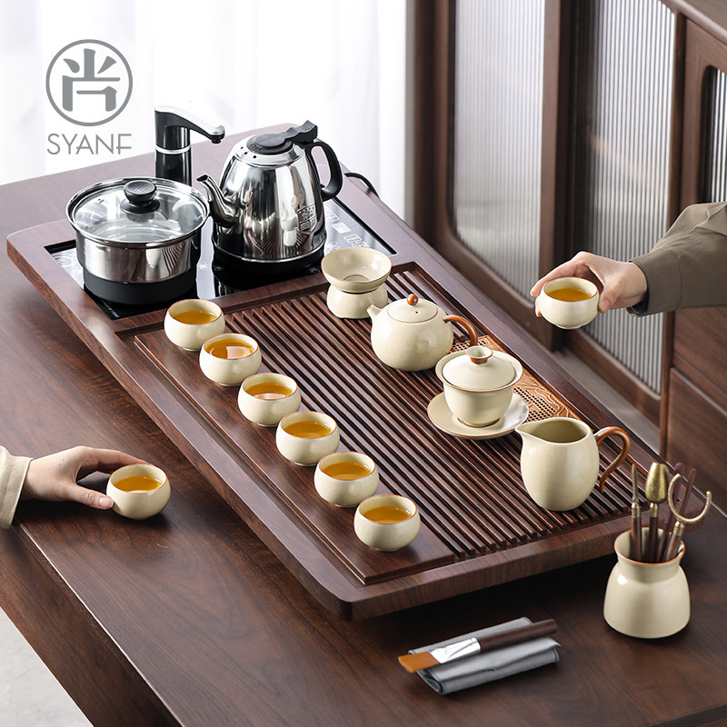 2025新款茶具套装家用高档全自动上水一体茶台功夫茶具泡茶一整套