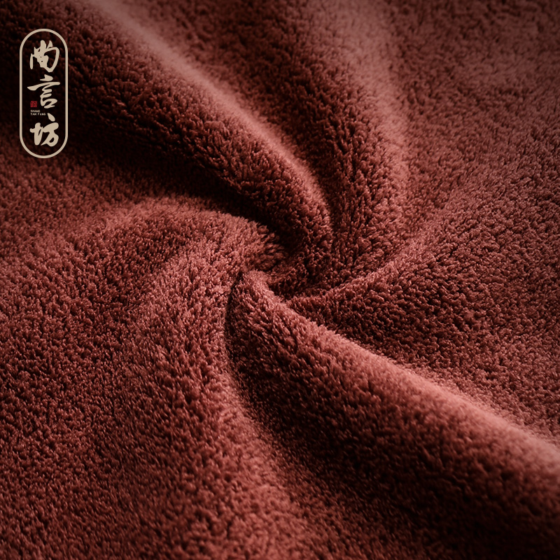 尚言坊严选茶巾茶布吸水高档茶桌抹布高端加厚茶具养壶专用毛巾