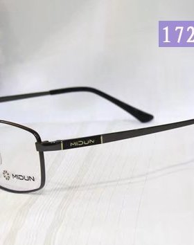 MIDUN/米顿 时尚合金纯钛 眼镜架 近视镜 全框 172016