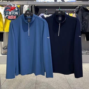 K2CA54A2 T恤衫 Mizuno美津浓2025秋冬男士 高尔夫系列微弹速干长袖