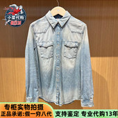 潮流简约贴袋宽松牛仔衬衫 Tommy Hilfiger汤米女美式 外套WW46486