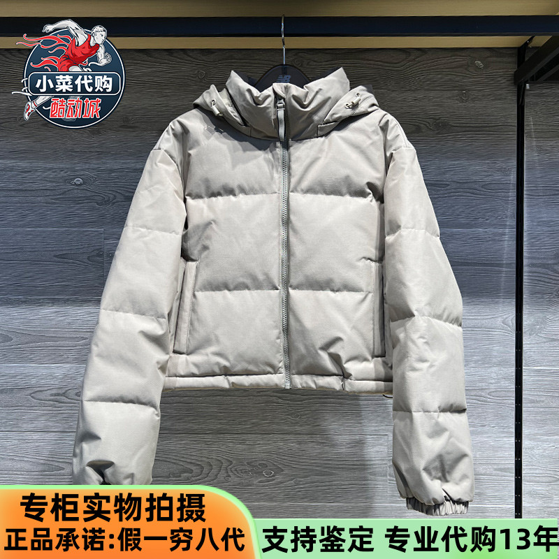 NewBalance女子连帽短款羽绒服