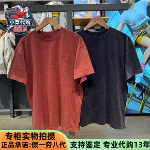 安德玛运动UA男女情侣2026新款Washed马年限定水洗短袖T恤6014291