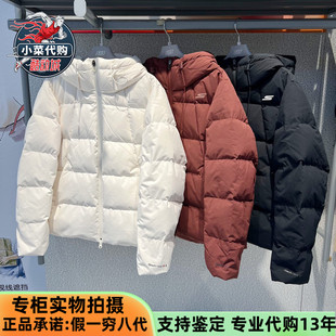 Skechers斯凯奇2025新款女装舒适运动梭织短款羽绒服外套P425W052