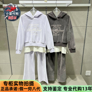 Balance 两件套装 NB女童装 天鹅绒卫衣长裤 ND2PF43142 2025新款 New