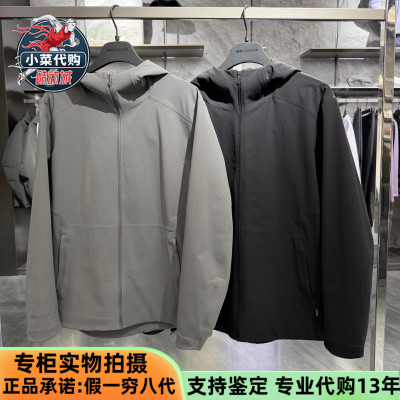 安踏冠军男防泼水软壳冲锋衣外套