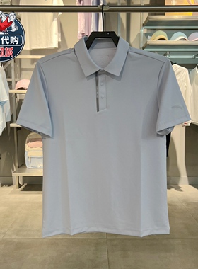 安踏运动2026夏季男士综训系列凉感冰纱休闲短袖POLO衫152627123