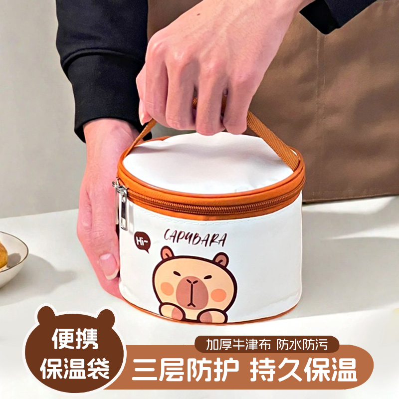饭盒保温袋便当手提袋防水午餐包
