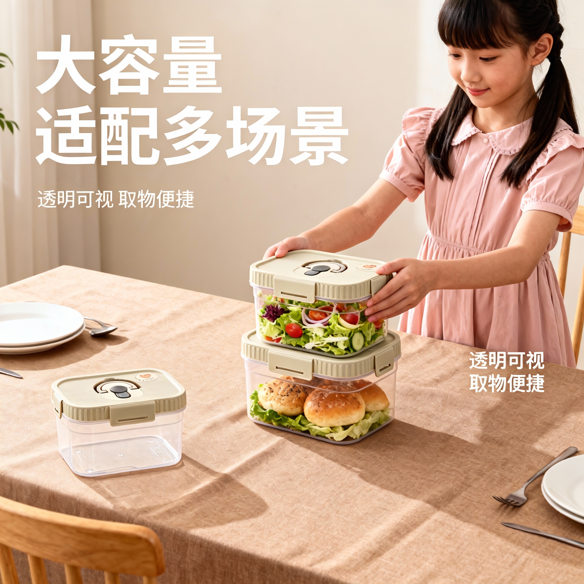 面包收纳盒冰箱冷冻食品级保鲜盒吐司馒头鸡蛋专用分装冷藏储存盒