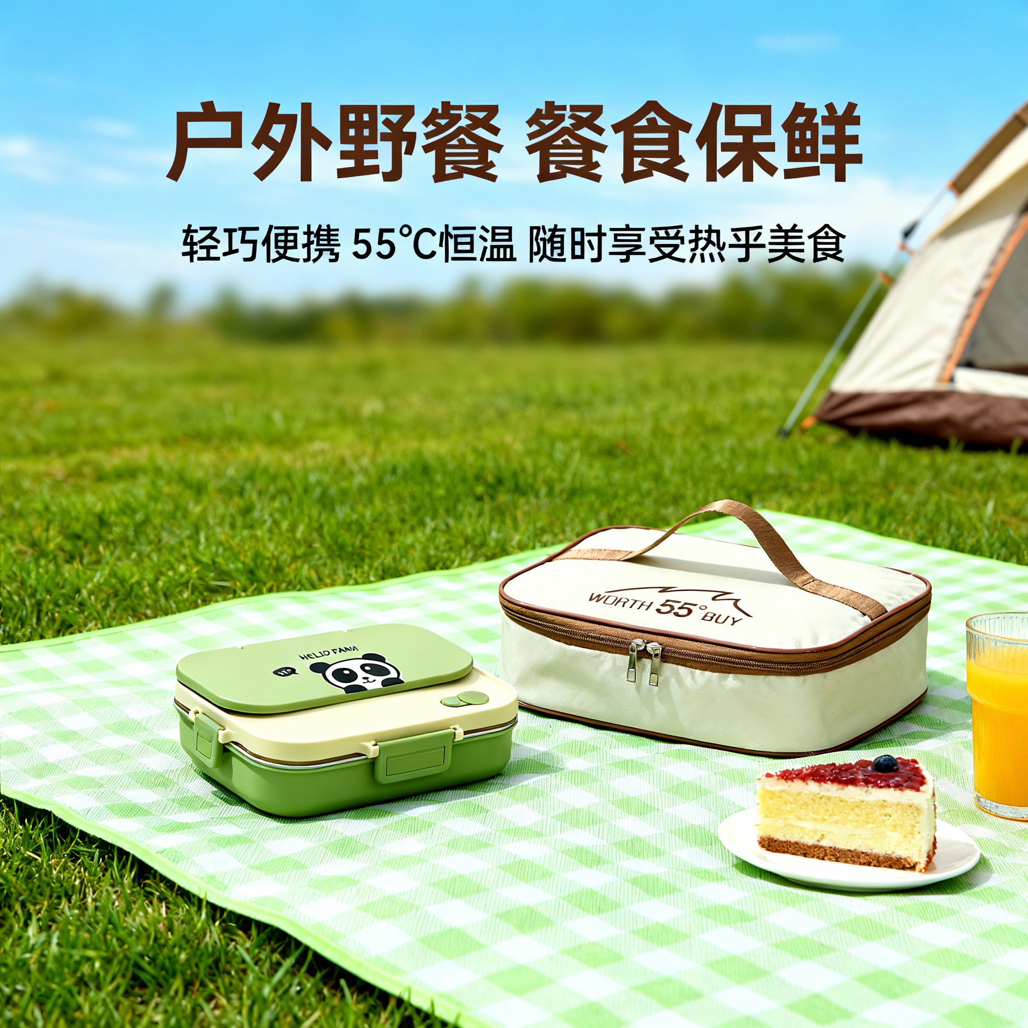 保温饭盒316不锈钢恒温卡通萌系便携户外野餐上班族儿童带饭