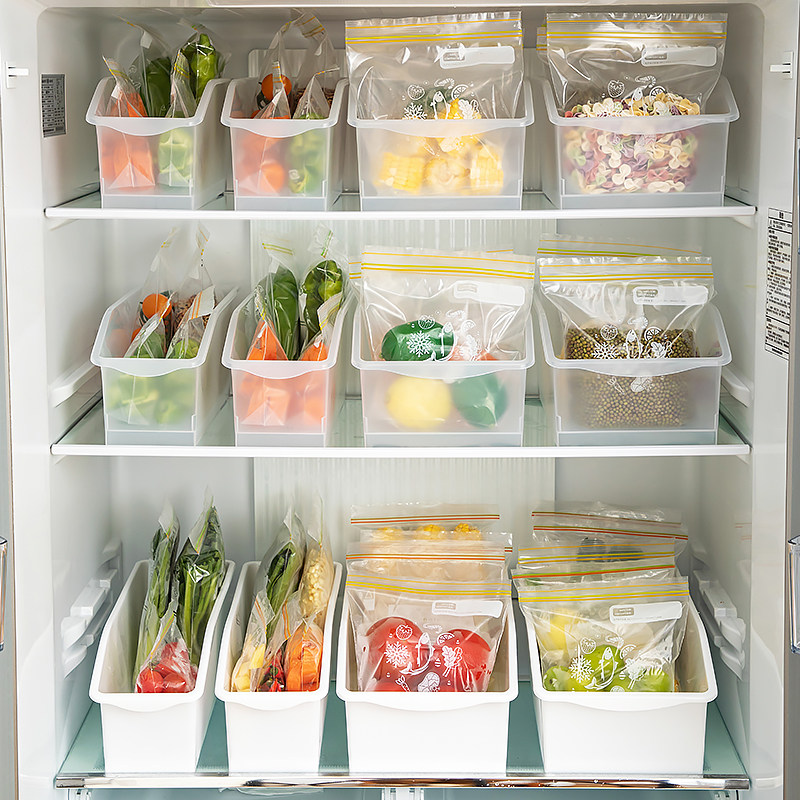 冰箱收纳盒食品级厨房蔬菜水果饮料储物盒抽屉式带滑轮鸡蛋保鲜盒,餐饮具,保鲜盒,淘宝优惠券,粉丝福利购,淘宝优惠卷