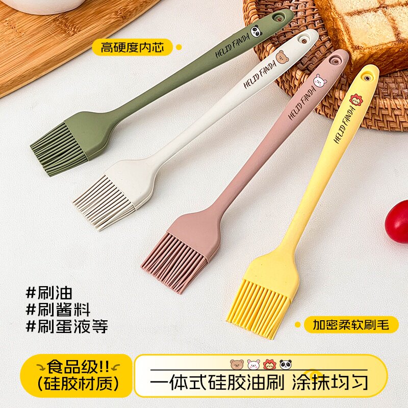 硅胶油刷家用耐高温刷油刷子食品级烧烤厨房烙饼空气炸锅专用毛刷