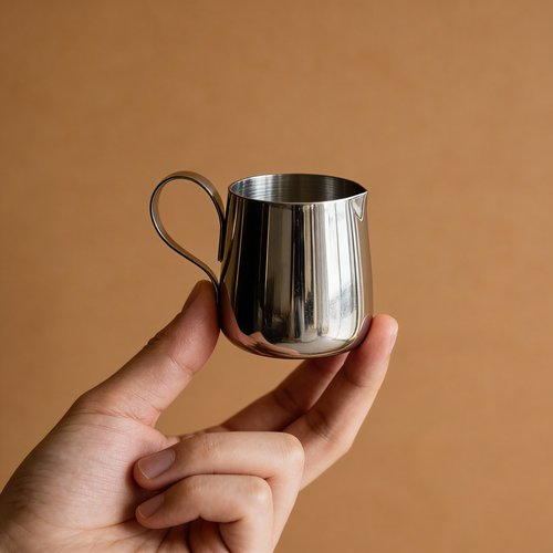 304不锈钢迷你奶缸咖啡拉花奶茶调制家用办公室工具打奶专用杯