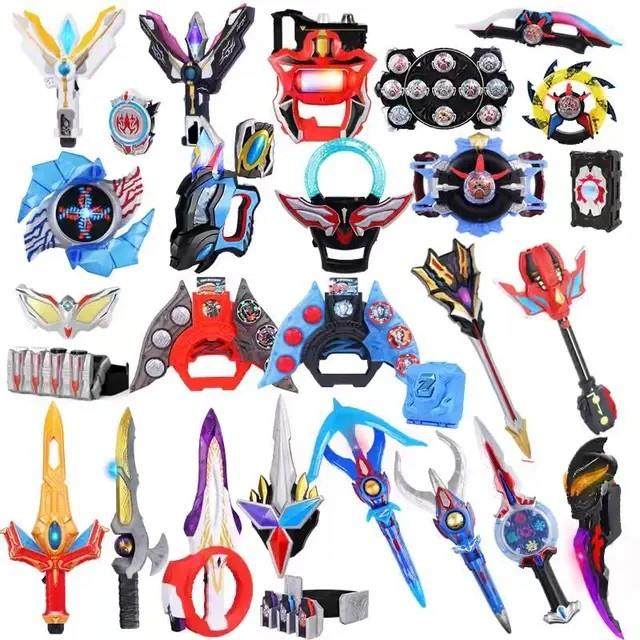 泽塔升华器特利迦变身器玩具赛罗眼镜欧布圣剑儿童武器捷德银河的