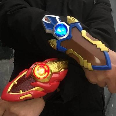 梦比优斯气息奥特变声器希卡利骑士手镯发声光召唤器儿童玩具