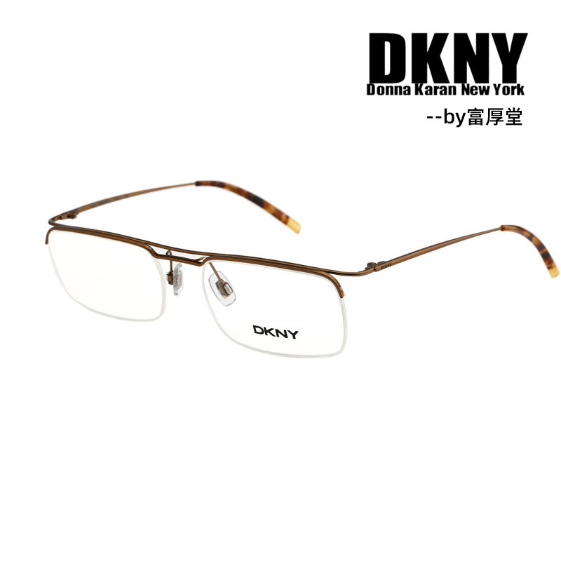 DKNY唐娜卡兰光学镜架半框时尚大片形双鼻梁近视镜框架男女款6240