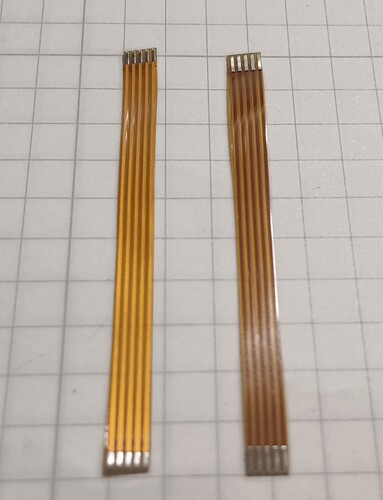 FPC焊接排线 两头焊接 5pin 间距0.8mm 长度50mm