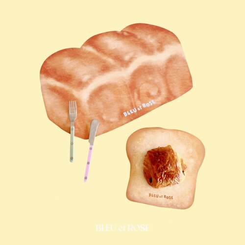 BLEU et ROSE【Bread】原创面包餐垫防水隔热电脑鼠标垫PVC皮桌垫
