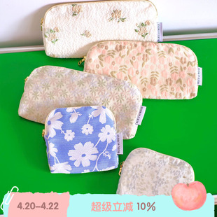 BLEU et ROSE【My oyster】多层首饰包收纳袋水晶串珠包旅行便携