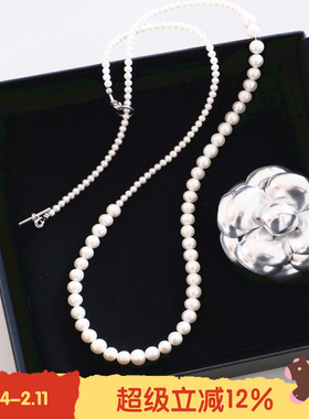 BLEU et ROSE【Eze】原创法式天然淡水珍珠项链ins毛衣链优雅手链