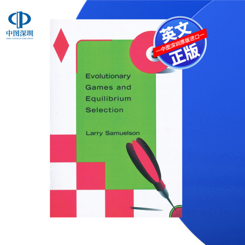 【预售 按需印刷】进化博弈与均衡选择 Evolutionary Games and Equilibrium Selection  进口英文正版书籍