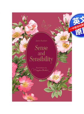 英文原版 理智与情感 Sense and Sensibility: Illustrations by Marjolein Bastin 进口英文版正版书籍