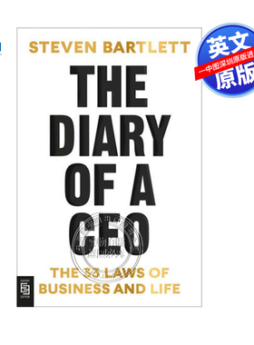 英文原版 CEO日记 商业和生活的33条法则 The Diary of a CEO 商业战略 Steven Bartlett 史蒂文·巴特利特