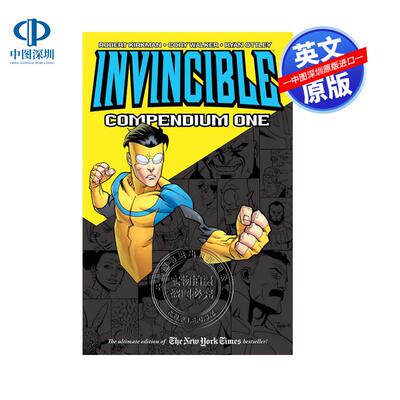预售英文原版 无敌少侠无敌小子完全版1 美漫经典漫画 Invincible Compendium Volume 1 英语冒险故事读物