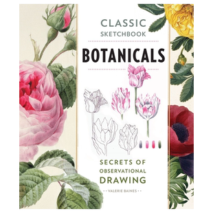英文原版 经典素描指南:植物学:观察绘画的秘密 Classic Sketchbook: Botanicals: Secrets of Observational Drawing