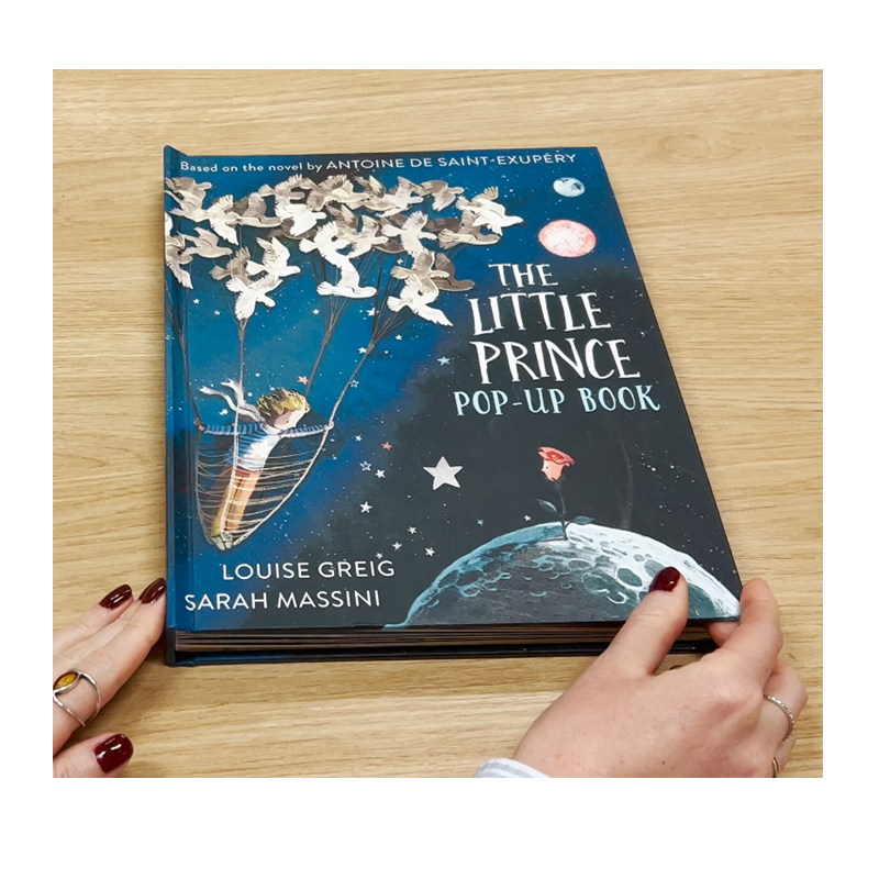 英文原版 小王子3d立体书 精装 The Little Prince Pop up Book 儿童英语经典冒险故事小说周边书 节日送礼礼物