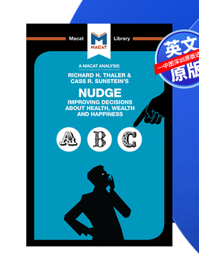 【预售 按需印刷】理查德H·泰勒和卡斯R·桑斯坦的推动分析 英文正版 Richard H. Thaler and Cass R. Sunstein's Nudge  进口书