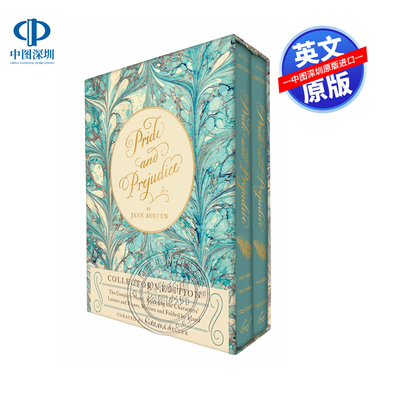预售英文原版 傲慢与偏见 精装珍藏版 简·奥斯汀250周年纪念 Pride and Prejudice Collector’s edition 世界经典文学小说