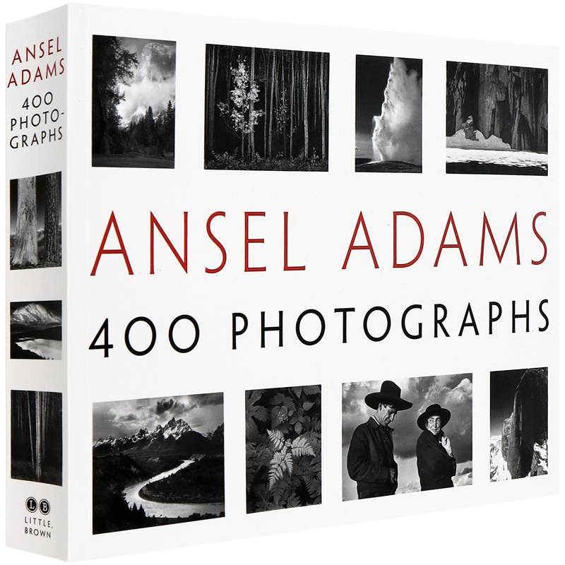 预售英文原版 安塞尔·亚当斯：400幅黑白作品照片 Ansel Adams: 400 Photographs 摄影艺术画册 进口摄影艺术书 大师摄影集