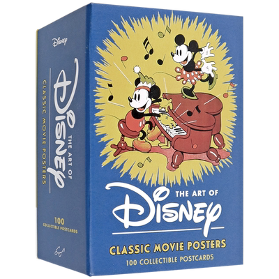 英文原版 迪士尼奇妙艺术 经典电影海报 100张明信片 The Art of Disney: Classic Movie Posters 100 Postcards