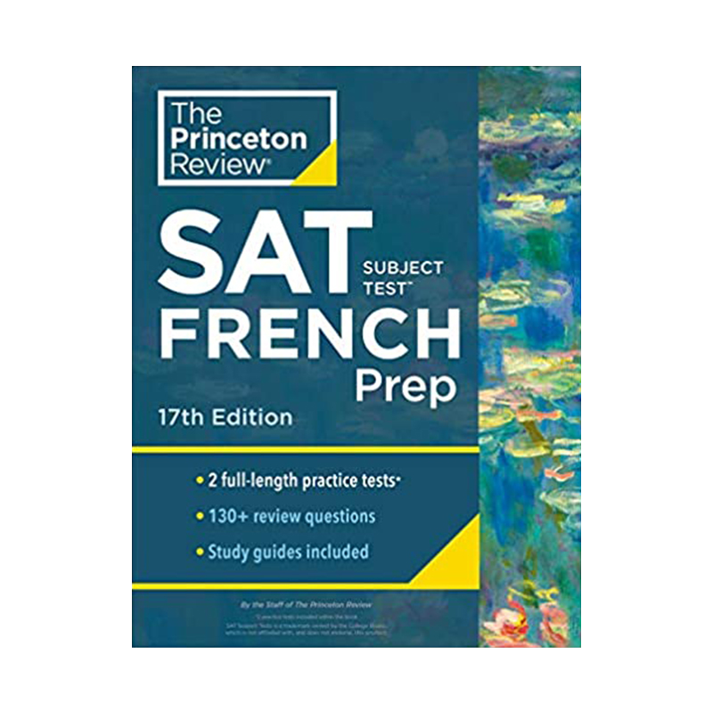 英文原版 普林斯顿评论SAT科目考试法语大学预科备考 第17版 The Princeton Review SAT Subject Test French Prep 练习测试题策略