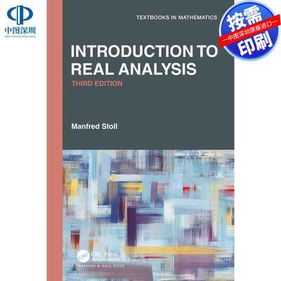 预售【按需印刷】英文原版 实分析入门 Introduction to Real Analysis 原装进口正版书籍