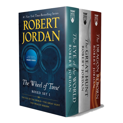 预售英文原版 The Wheel of Time Boxed 时光之轮1-3册 全英文版奇幻科幻小说 罗伯特乔丹