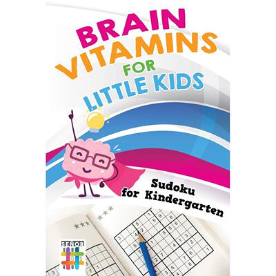【预售 按需印刷】英文原版Brain Vitamins for Little Kids | Sudoku for Kindergarten进口原版正版书籍