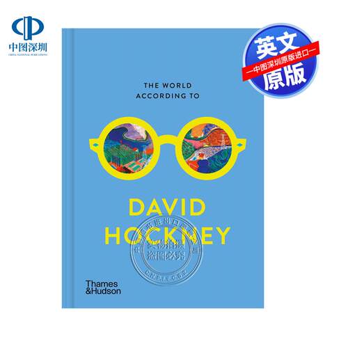 英文原版 大卫霍克尼的世界 博物馆画廊版 精装艺术画册画集书 The World According to David Hockney