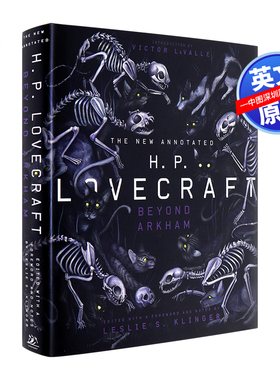 英文原版 洛夫克拉夫特 越过阿卡姆镇：25个奇幻小说作品集 精装插图版 The New Annotated H.P. Lovecraft: Beyond Arkham