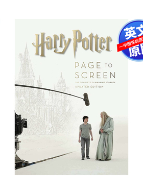 英文原版 哈利波特:从页面到屏幕 Harry Potter: Page to Screen: Updated Edition 哈利波特电影设定创作之旅解读 进口正版