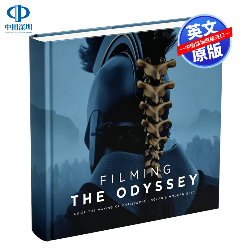 预售英文原版 奥德赛 诺兰电影艺术设定集 精装 Filming the Odyssey 影视概念设计画册画集 幕后故事主创访谈 Christopher Nolan