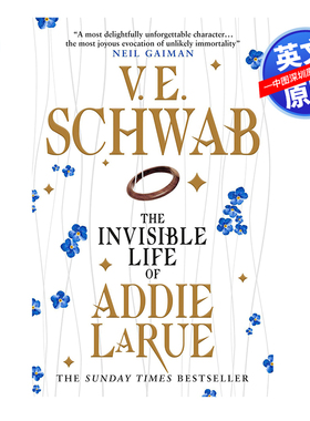 英文原版 艾迪·拉鲁的隐形生活 The Invisible Life of Addie LaRue: V.E. Schwab 进口书籍